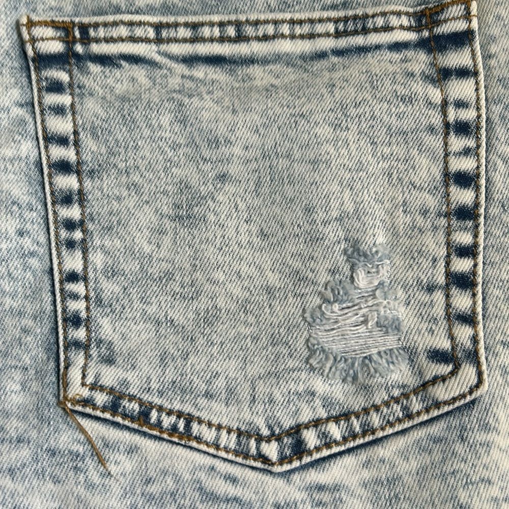 l&M Cut Off Lightwash Denim Shorts Large New - Picture 12 of 12